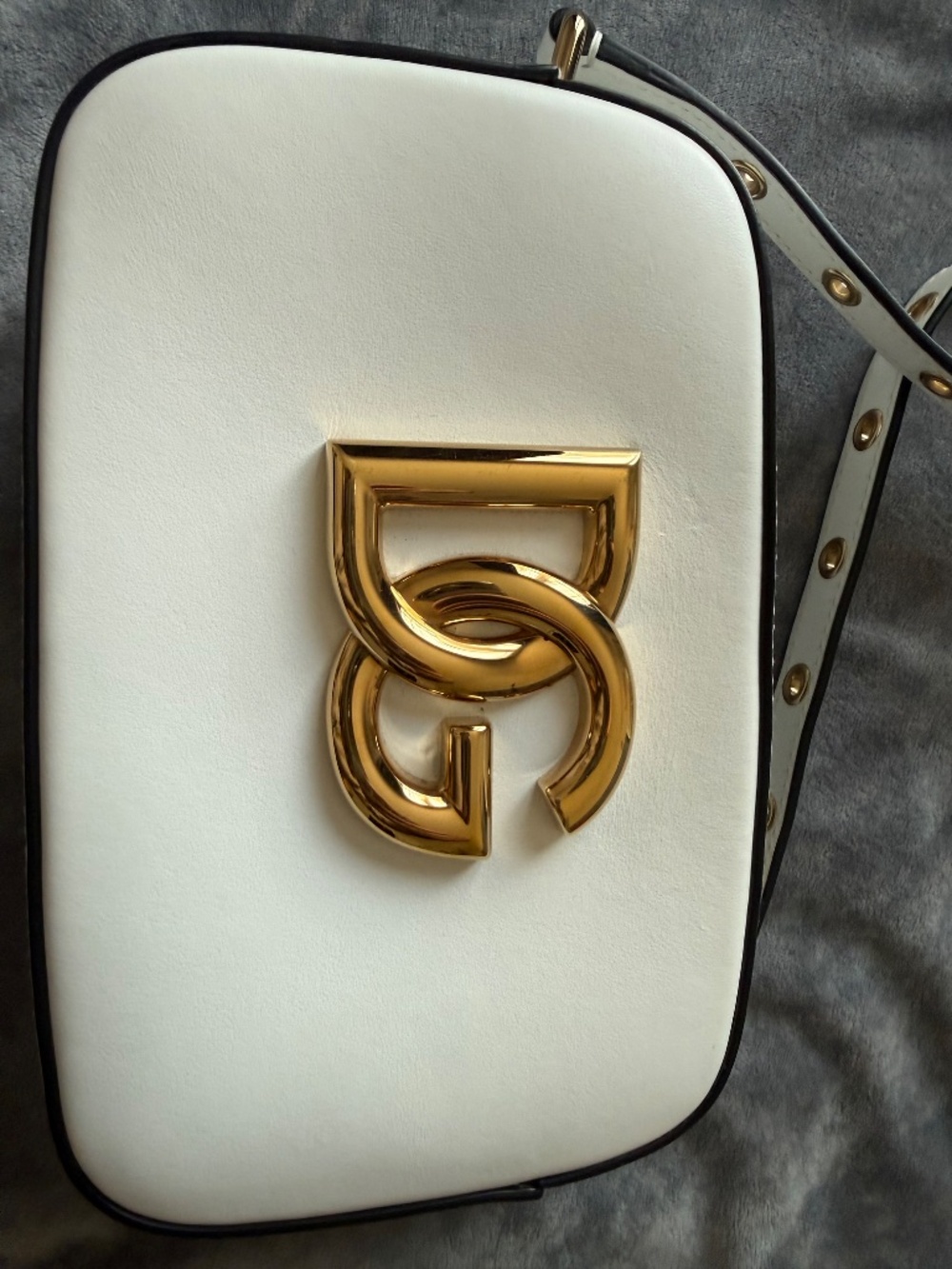 Dolce & Gabbana White Leather Crossbody Bag Small - Picture 5 of 13